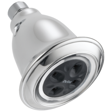Delta Faucet Delta Universal Showering Components: H2Okinetic® Single-Setting Raincan Shower Head - Chrome