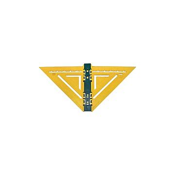 Rapid Rafter 7 In. Yellow and Forest Green Double-Sided Rafter Square