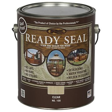 Ready Seal No. 100 Exterior Stain & Sealer, Clear, 1 Gallon
