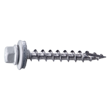 #10 x 1-1/2" Roof Screw, White 
