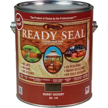 Ready Seal No. 145 Exterior Stain & Sealer, Burnt Hickory, 1 Gallon