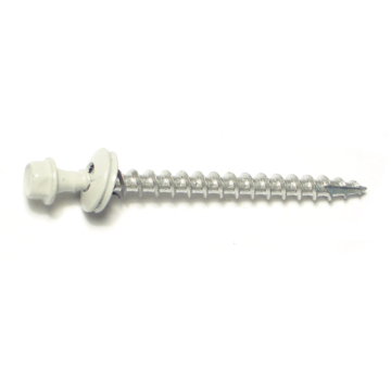#10 x 2-1/2" Roof Screw, White (Bulk Box 58 pc)