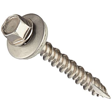 Leola Fasteners #9 2 in Stainless Steel Roof Screw