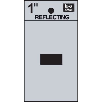 Hy-Ko 1 In. Vinyl Adhesive Symbol, Hyphen