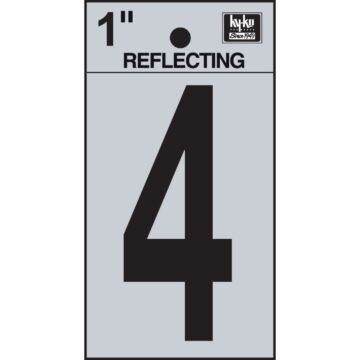 HY-KO Hy-Ko Vinyl 1 In. Reflective Adhesive Number Four