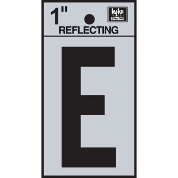 HY-KO Hy-Ko Vinyl 1 In. Reflective Adhesive Letter, E