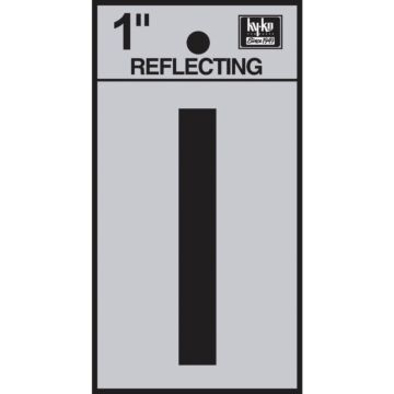 HY-KO Hy-Ko Vinyl 1 In. Reflective Adhesive Letter, I