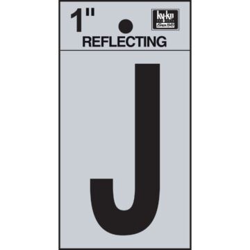 HY-KO Hy-Ko Vinyl 1 In. Reflective Adhesive Letter, J