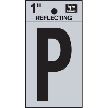 HY-KO Hy-Ko Vinyl 1 In. Reflective Adhesive Letter, P