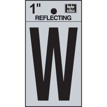 HY-KO Hy-Ko Vinyl 1 In. Reflective Adhesive Letter, W