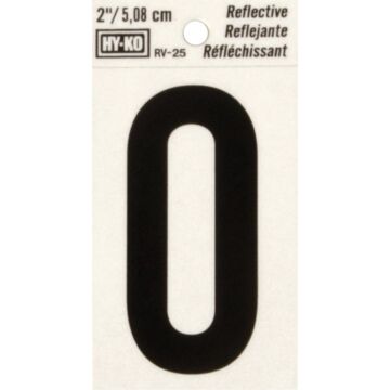 HY-KO Hy-Ko Vinyl 2 In. Reflective Adhesive Number Zero
