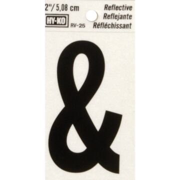 HY-KO Hy-Ko 2 In. Vinyl Adhesive Symbol, Ampersand