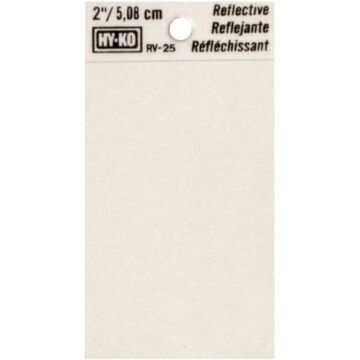 HY-KO Hy-Ko 2 In. Vinyl Adhesive Symbol, Blank
