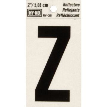 HY-KO Hy-Ko Vinyl 2 In. Reflective Adhesive Letter, Z
