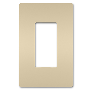 Pass & Seymour radiant® 1-Gang Screwless Wall Plate (Ivory)