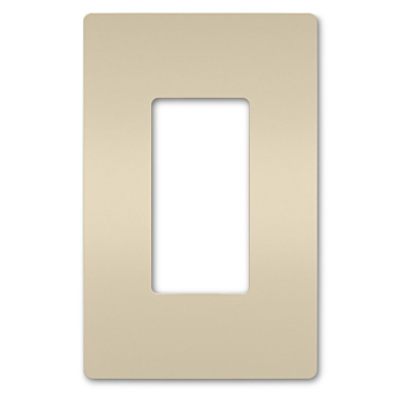 Pass & Seymour radiant® 1-Gang Screwless Wall Plate (Light Almond)