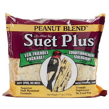 Suet Plus® Wildlife Sciences Suet Plus® 204 11 oz Peanut Blend Suet Cake