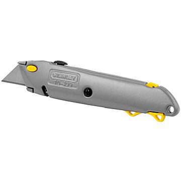 Stanley Quick-Change Utility Knife w/ Retractable Blade and Twine Cutter - 6-3/8 in.