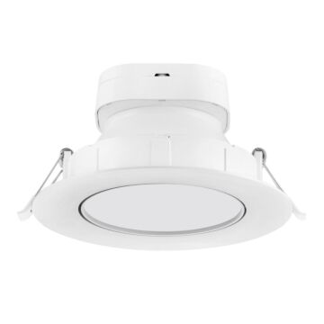 Satco 9 watt LED Direct Wire Downlight; Gimbaled; 6 inch; 2700K; 120 volt; Dimmable