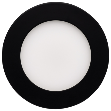 Satco 10 Watt LED Direct Wire Round Downlight (Black) 4 in.