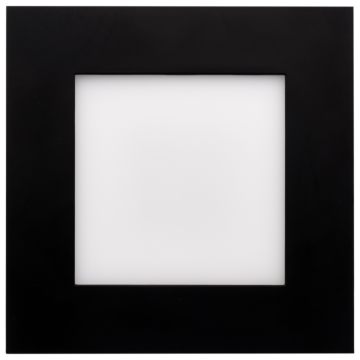 Satco 12 Watt LED Direct Wire Square Downlight (Black) 6 in.