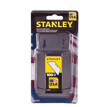 Stanley High Carbon Steel Utility Knife Blade (100pk) 2.4 in.