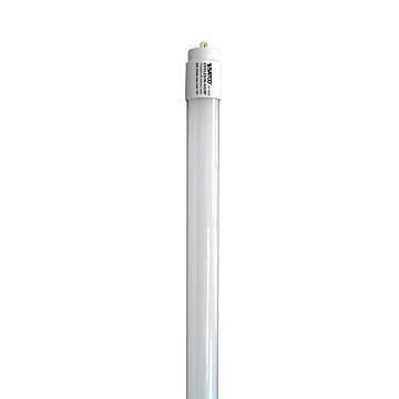 Satco 43 Watt T8 LED - Single pin base - 6500K - 50000 Average rated hours - 5500 Lumens - Type B - Ballast Bypass - Double Ended Wiring