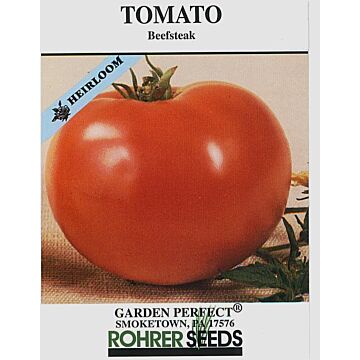 Rohrer Seeds Indeterminate 8-10 1/4 in Beefsteak Red Tomato Seeds