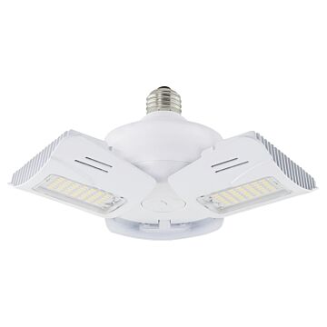 Satco 60 Watt LED Utility Light 4000K - Medium base - Adjustable Beam Angle - 120-277 Volt