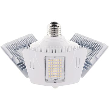 Satco 60 Watt LED Motion Sensor Utility Light 4000K - Medium base - Adjustable Beam Angle - 120-277 Volt