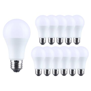 Satco A19 100/14W LED Light Bulb (White - 12pk)