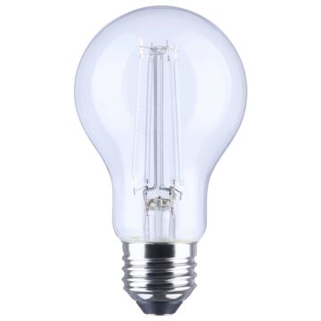 Satco 8W A19 LED Glass Bulb (Blue)