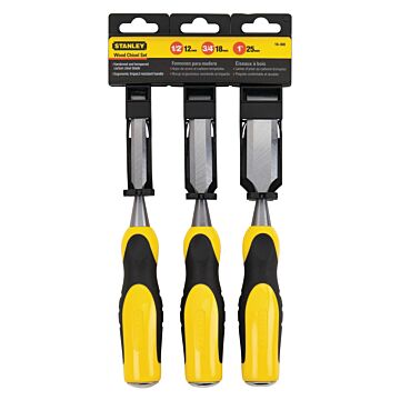 Stanley Wood Chisel Set (3pc)