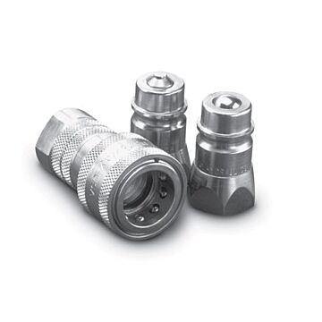 Safeway 3.66 in 1/2 in Hydraulic Quick Coupling Set
