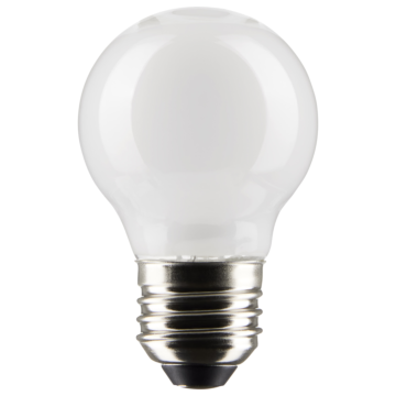 Satco 5.5 Watt G16.5 LED Filament - White - Medium base - 90 CRI - 2700K - 120 Volt