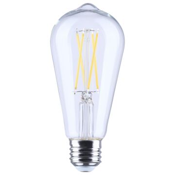Satco 8W ST19 Filament 27K LED Bulb