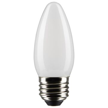 Satco LED 3W Medium Base Frosted Light Bulb 2pk