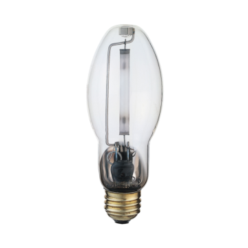 Satco 70 Watt - High Pressure Sodium HID - Medium base - ED17 - Clear - 22 CRI - 2100K