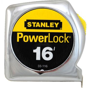 Stanley PowerLock Tape Measure - 16 ft