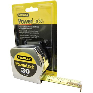 Stanley PowerLock Tape Measure w/ BladeArmor - 30 ft.