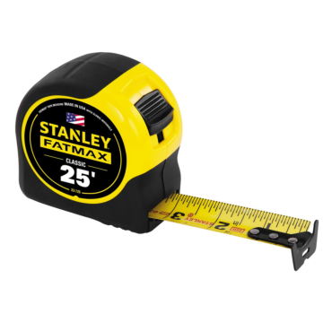 Stanley FATMAX Tape Measure w/ BladeArmor Coating - 25 ft