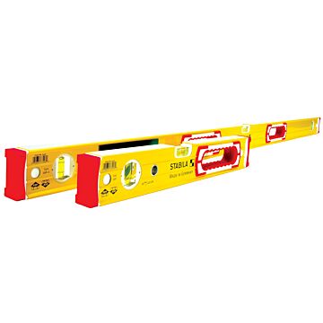 Stabila 48 in. & 16 in. Aluminum Box Level Set - 2 pc Set