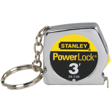 Stanley Powerlock Keychain Tape Measure - 3 ft