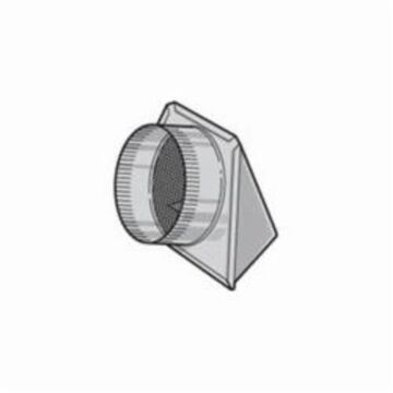 8 in Galvanized Wall Vent With Damper
