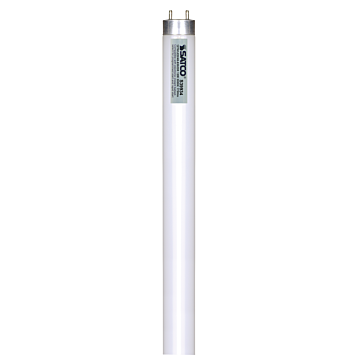 Satco 12 Watt T8 LED - Medium bi-pin base - 3000K - 50000 Average rated hours - 1700 Lumens - Type A - Ballast dependent