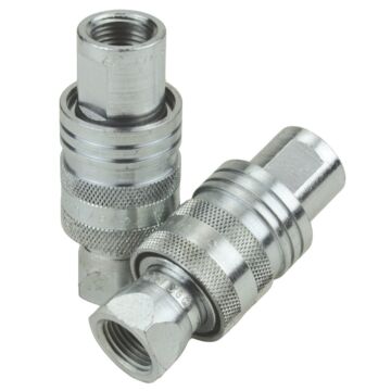 Safeway 3.66 in 1/2 in Hydraulic Quick Coupling Set