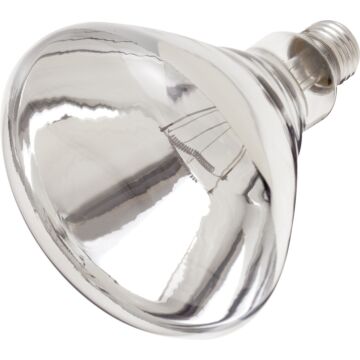 Satco 250 Watt BR40 Incandescent - Clear Heat - 6000 Average rated hours - Medium base - 120 Volt