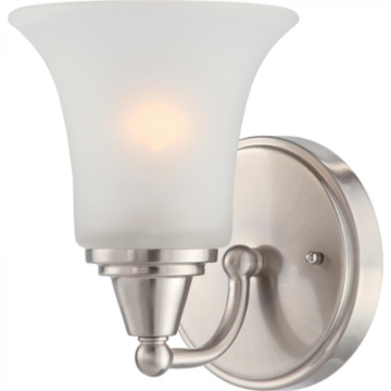 Satco Surrey Vanity Light (Brushed Nickel) 8 in.