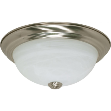 Satco Flush Mount Ceiling Light (Brushed Nickel) 11 in.