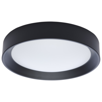 Satco Selene - 13 Inch LED Flush Mount - CCT Selectable - Black Finish